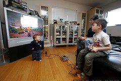 infantile interference with the mario kart race    M… 