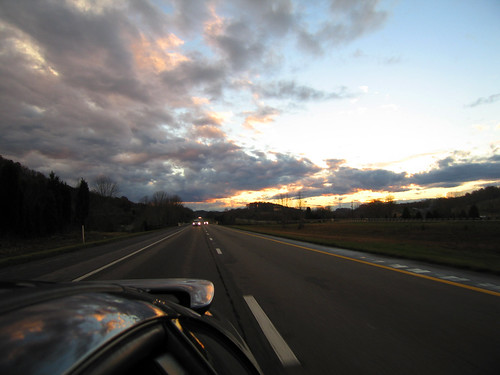 road sunset sky clouds virginia highway tn tennessee va 300zx i81