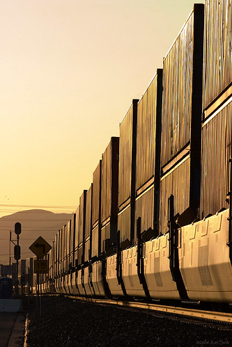 california sunset outdoors trains pomona 1000000railcars