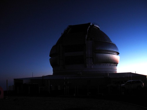 mountain sunrise hawaii myfav telescope astronomy bigisland reflector maunakea maunakeaobservatory cassegrain maunakeasciencereserve gemininorth brewexplore frederickcgillett besthi08
