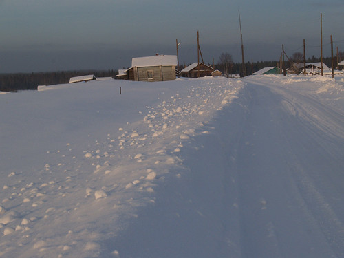 winter shadow snow cold ice village russia elbaza komirepublic