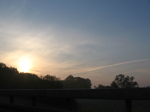 sunset sky sun highway himmel autobahn sonne sonnenaufgang