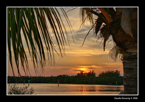 sunset evening florida miami palm jpg hdr cubism canonefs1785mmf456isusm 3exp golddragon mathesonhammockpark colorphotoaward miamidadeco dphdr