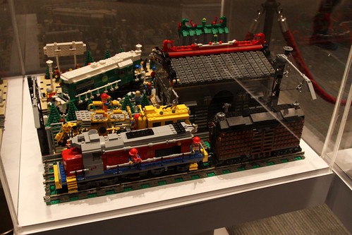 Lego model of the Hong Kong Railway Museum