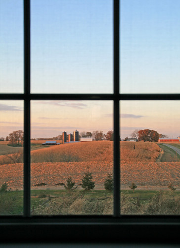 autumn sunset fall beautiful face photo illinois corn midwest scenery pretty view gorgeous country off silo cornfields silos quadcities countrylife countryliving hillsdaleillinois