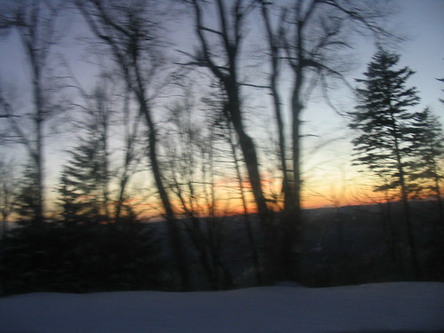 sunset snowshoe january wv westvirginia 2008