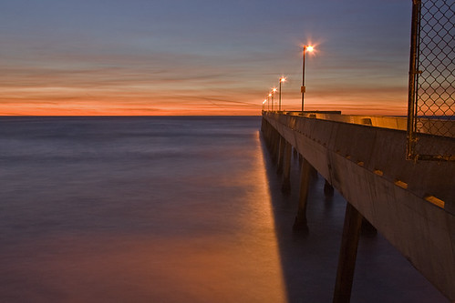 ocean sunset night pier lowlight long exposure pacific pacifica 30seconds pacificapier anawesomeshot 9270pier