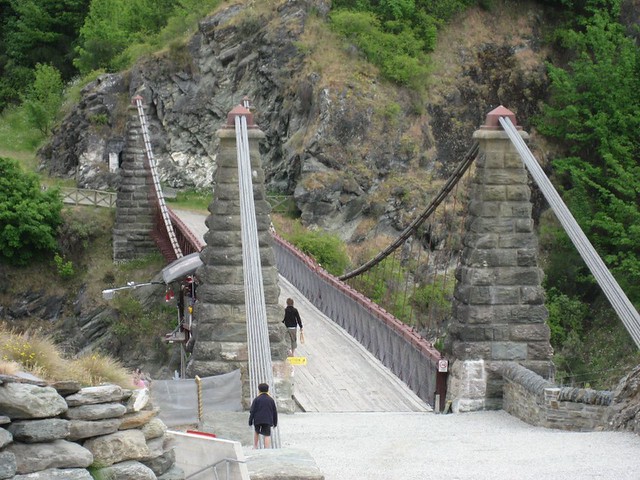 The bridge where AJ Hackett first began offering bungy jumps outside of Queenstown (photo: David Lee)
