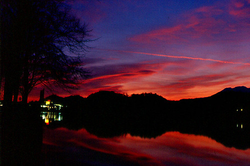 sunset red italy panorama nature landscape lago nikon italia tramonto natura scan piemonte rosso piedmont ivrea sirio f55 scansione canavese wowiekazowie
