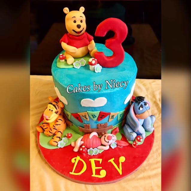 Winnie the Pooh Cake from Denise Burgmon of Cakes by Niecy