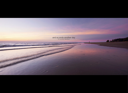 ocean sunset sea beach sunrise day colours purple time nt australia darwin end change 365 odc odc2