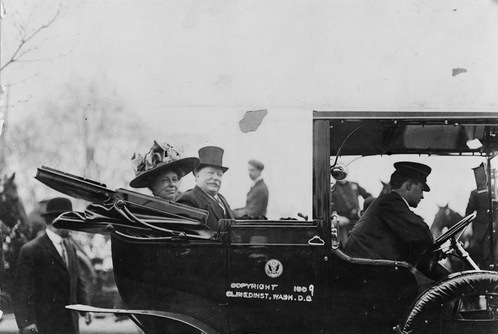 No Known Restrictions: President William Howard Taft and Mrs. Taft, 1909 by Clinedinst (LOC)