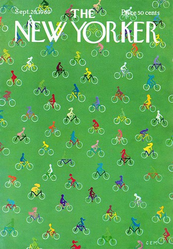 Bicycling cover, New Yorker