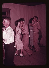 Scene at square dance, McIntosh County, Oklahoma  (LOC)