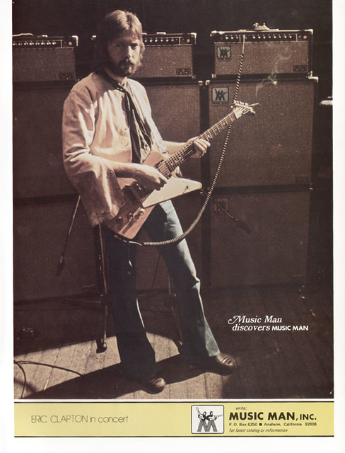 Photo：Eric Clapton original Korina Explorer By Freebird_71