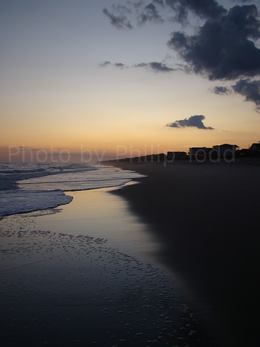 sunset sea sky sun beach water set clouds nc sand north over carolina holden
