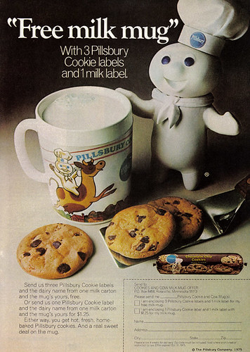 Vintage Ad #914: Free Milk Mug from the Pillsbury Doughboy