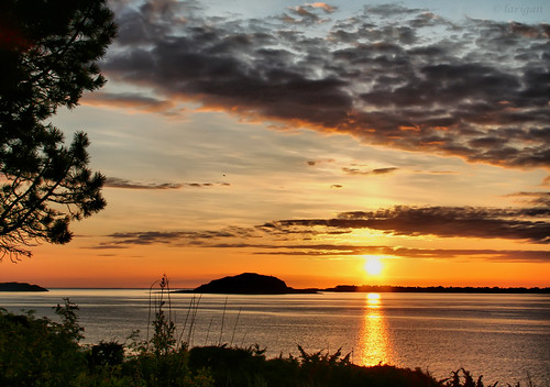 sunset sea sky sun clouds ålesund aalesund abigfave citrit larigan valderøyfjord phamilton