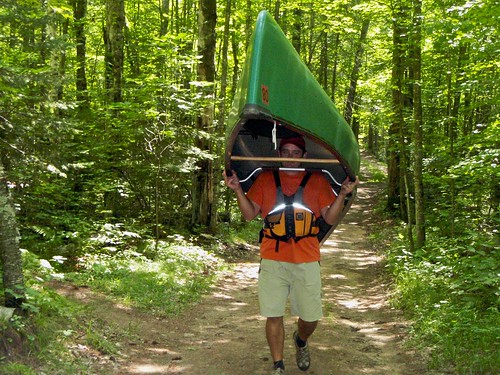 forest canoe portage