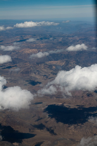 mountains peru clouds view cusco aerial