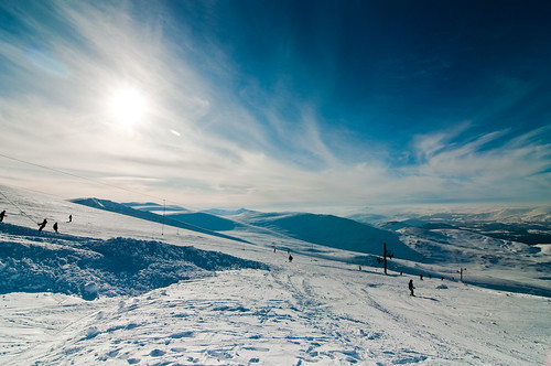 winter sky sun white snow clouds scotland skiing aviemore cairngorms