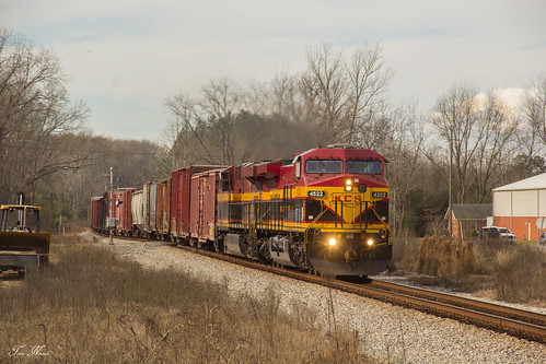 kansas city southern de mexico train railroad freight manifest 4522 es44ac ge gevo hickory mississippi meridian subdivision belle paint