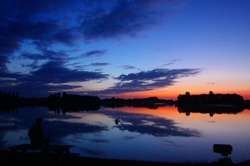 sunset silhouette landscape zonsondergang explore lonely staring buoy silhouet landschap eenzaam boei turen canonefs1785mmf456isusm canoneos50d
