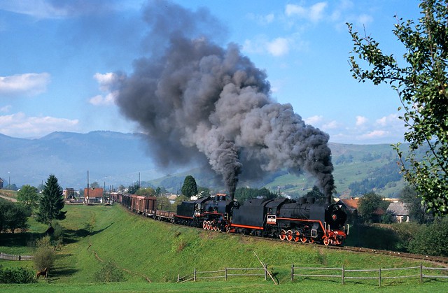 Ukrainian steam train