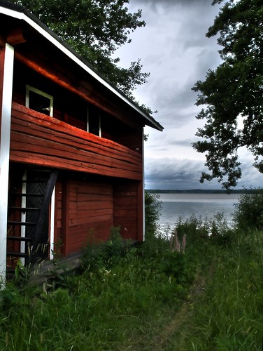red summer finland geotagged cottage olympus zuiko hdr rainclouds e510 theperfectphotographer artofimages sautio geo:lat=60446567 geo:lon=25077469
