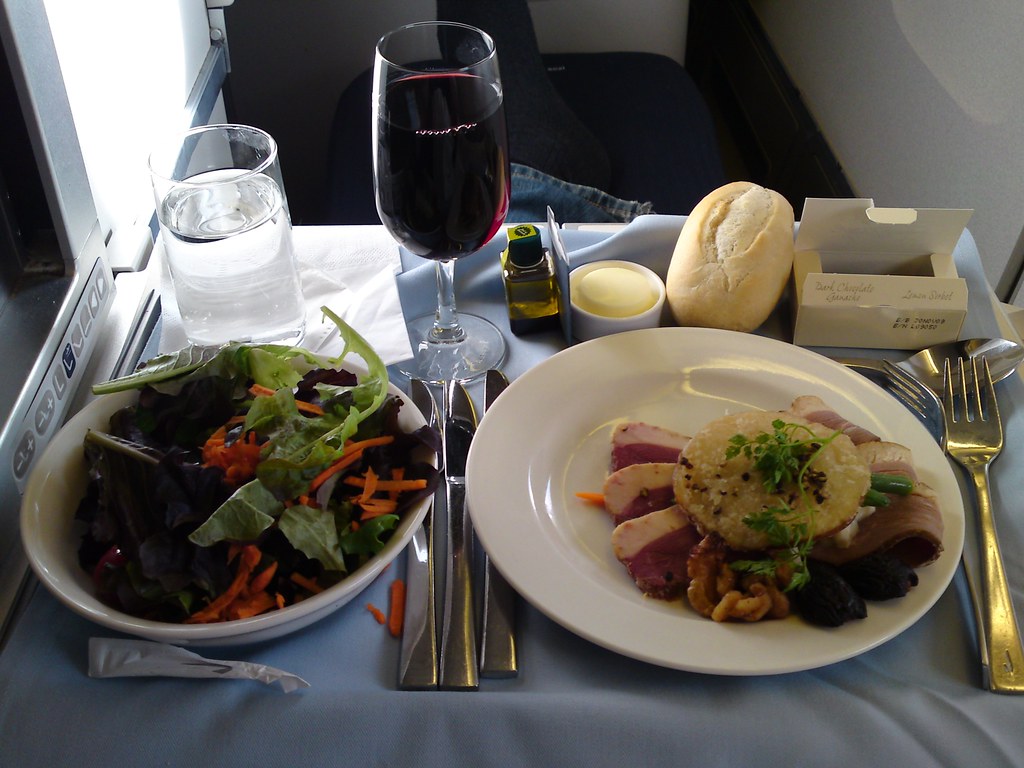 In-flight meal appetizer
