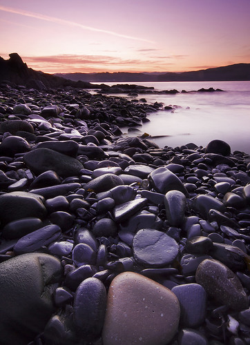 sea sunrise landscape coast scotland argyll inner hebrides seil easdaleisland scottishcoastline