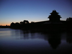 Morning star over Forbidden City