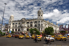 Taxis, Jawahar Lal Nehru Road/Esplanade, Kolkata, West Bengal - India