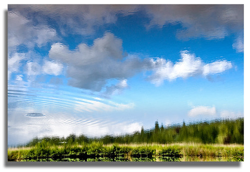 blue sky reflections pond ripple flipped mywinners anawesomeshot