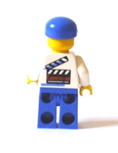 camera man film lego minifig