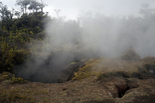 volcano hawaii steam bigisland maunaloa