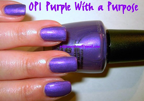 Polish Mayhem: O! A Daily OPI! - OPI Purple With a Purpose
