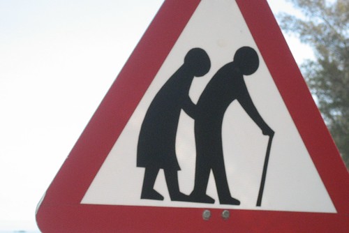 Old People Crossing - Sign