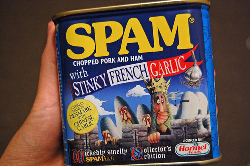 Spam with Stinky French Garlic