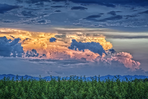 sunset arizona field clouds canon az hdr 50d qtpfsgui
