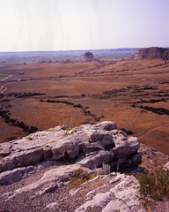 View of the Oregon Trail from Scotts Bluff #2