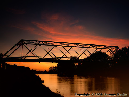 sunset lockport eriecanal canalbridge canalroad