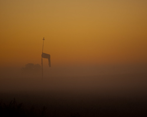 fog sunrise airport northdakota oakes windsock oakesnorthdakota 2d5