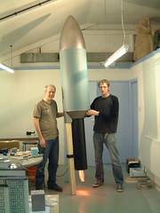 Me and Alan and our big rocket