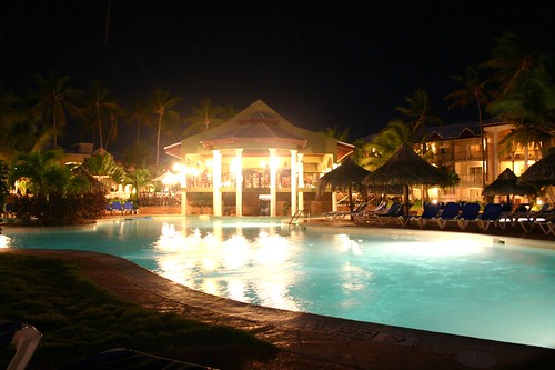 resort at night