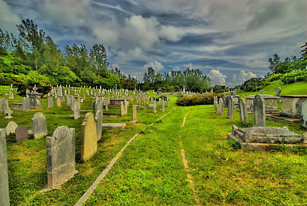 The Royal Navy Cemetery on Ireland Island