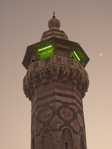 minaret mosque syria damascus