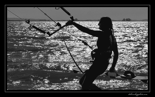 sunset blackandwhite reflection water girl silhouette aperture nikon delta bayarea kitesurf wetsuit d90 niksoftware viveza platinumheartaward silverefexpro