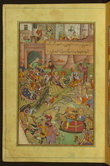 All sizes | Illuminated Manuscript depicting the Fall of Samarkand from Baburnama, Walters Art Museum, Ms. W.596, fol.24a | Flickr - Photo Sharing!
