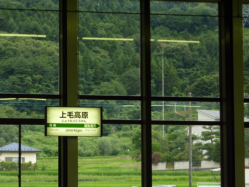 japan forest view trainstation